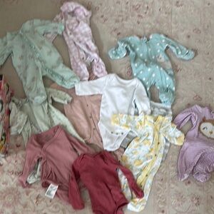 Assorted Baby Onesies and Sleepers